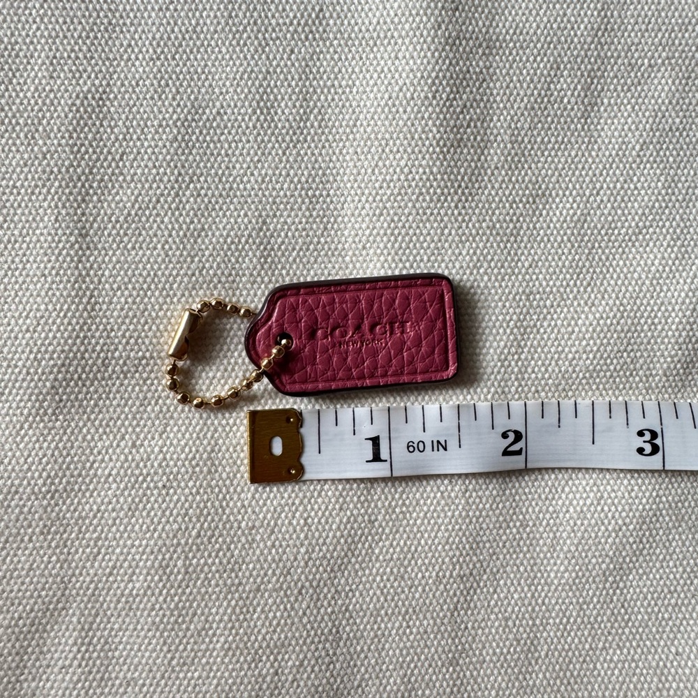 Coach Pink Hang Tag